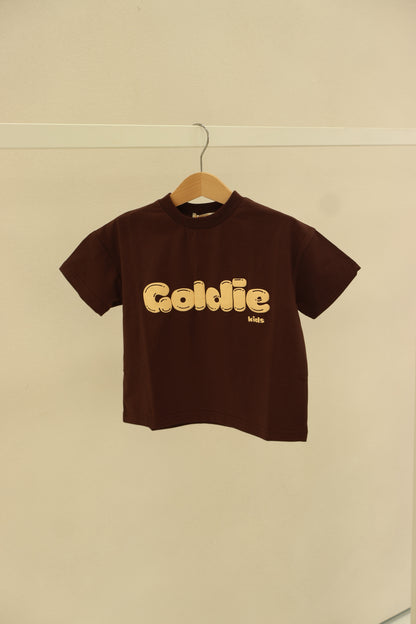 Goldie Kids T- Shirt Chocolate