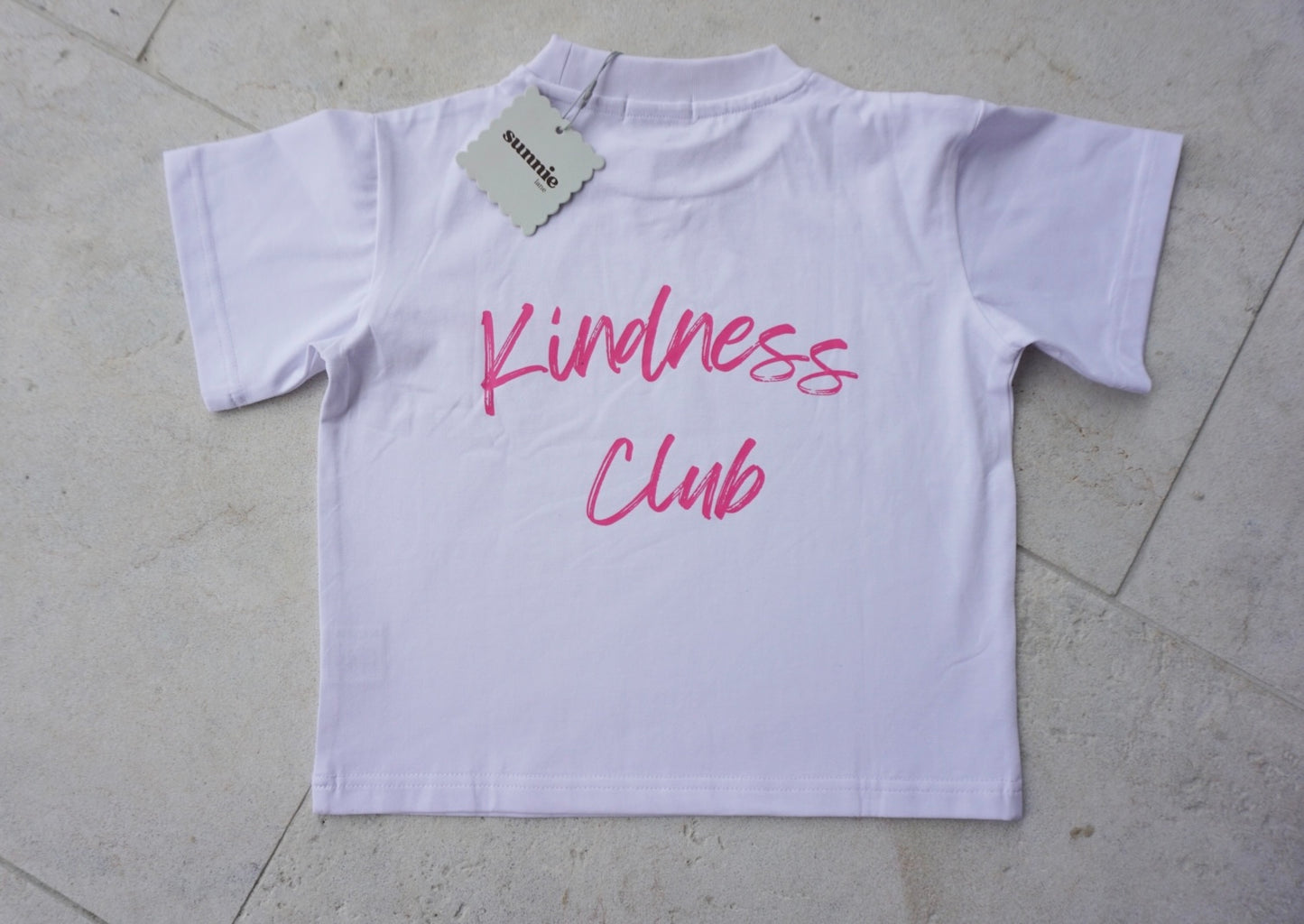 Kindness Club Pink t-shirt